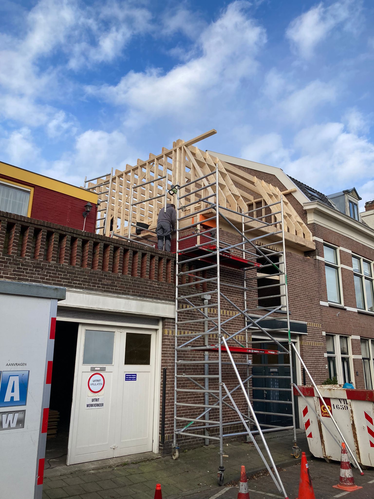Beeld 1 van projectpresentatie Assendelverstraat — Volledige uitbreiding bestaand pakhuis
